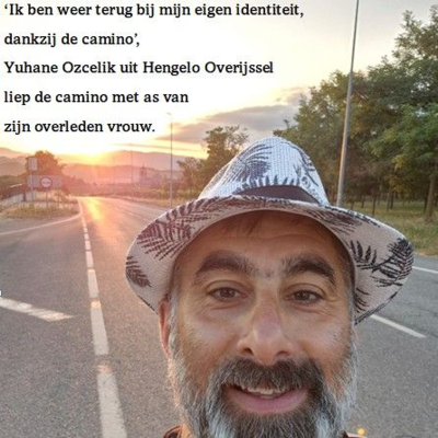 episode 'ik ga weer terug naar mijn eigen identiteit, dat heeft de camino mij teruggegeven'. artwork