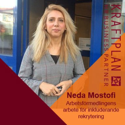 episode Vi fortsätter att fördjupa oss inom fördomsfri rekrytering med Neda Mostofi från Arbetsförmedlingen artwork