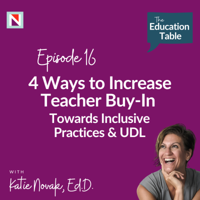 episode Ways to Increase Teacher Buy-In Towards Inclusive Practices & UDL artwork