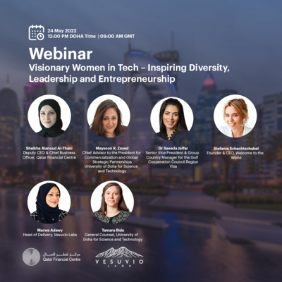 episode Visionary Women in Tech – Inspiring Diversity, Leadership and Entrepreneurship by QFC artwork