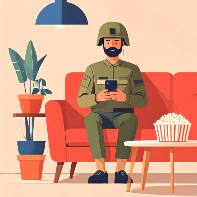episode Sofa-Soldaten an die Front - von Nicolas Riedl artwork
