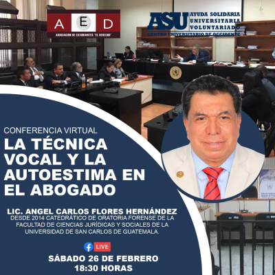 episode LA TÉCNICA VOCAL Y LA AUTOESTIMA EN EL ABOGADO, Lic. ANGEL CARLOS FLORES HERNANDEZ artwork