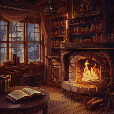 episode Reading by the Fire | Cozy Fireplace Ambience artwork