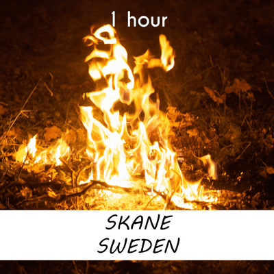 episode Skåne, Sweden | 1 hour CAMPFIRE Sound Podcast | White Noise | ASMR sounds for deep Sleep | Relax | Meditation | Colicky artwork