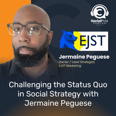 episode Challenging the Status Quo in Social Strategy with Jermaine Peguese artwork