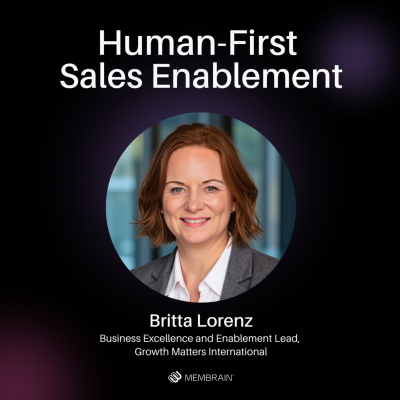 episode Human-First Sales Enablement with Britta Lorenz artwork