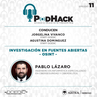 episode Investigación en fuentes abiertas –OSINT-. Entrevista a Pablo Lázaro artwork