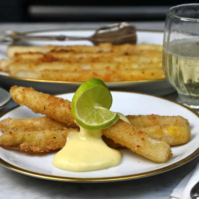 episode Panierte Spargelstangen mit Limetten-Hollandaise artwork