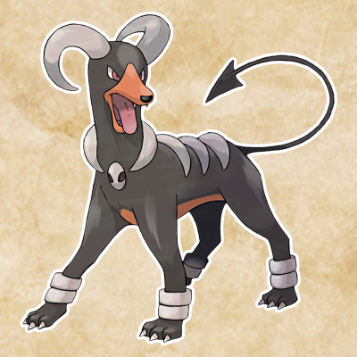 episode 229: Houndoom artwork
