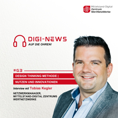 episode Folge 63 - Design Thinking Methode | Nutzen und Innovationen artwork