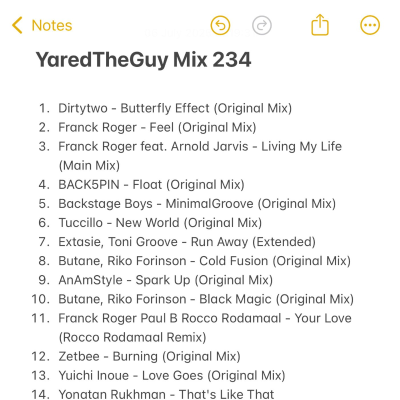 episode YaredTheGuy Mix 234 artwork