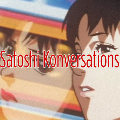 episode 03 Satoshi Konversations - Tokyo Godfathers with Bob Mackey and Henry Gilbert of Talking Simpsons artwork
