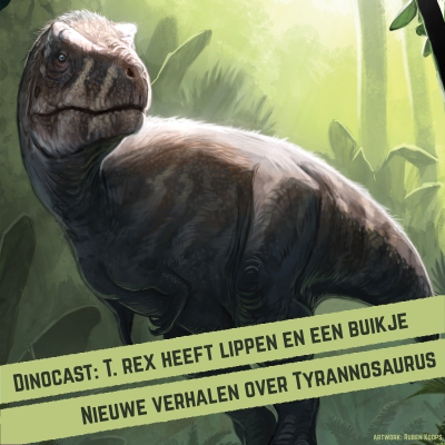 episode S3E13: Tyrannosaurus rex heeft lippen en... een buikje. Nieuwe verhalen over T. rex! artwork