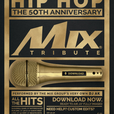 episode Episode 12: DJ AK "The Remix King" HIP HOP 50th ANNIVERSARY MEGAMIX artwork