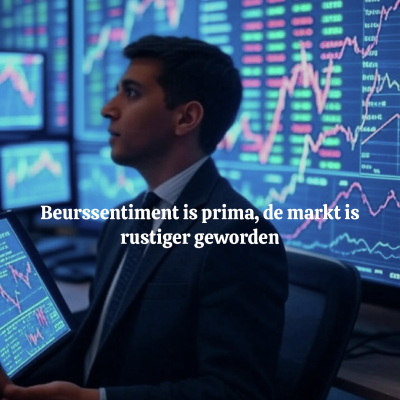 episode Beurssentiment is prima, de markt is rustiger geworden artwork