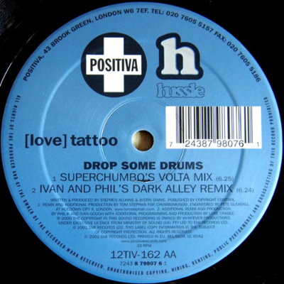 episode Love Tattoo - Drop Some Drums (Stephen Allkins) artwork