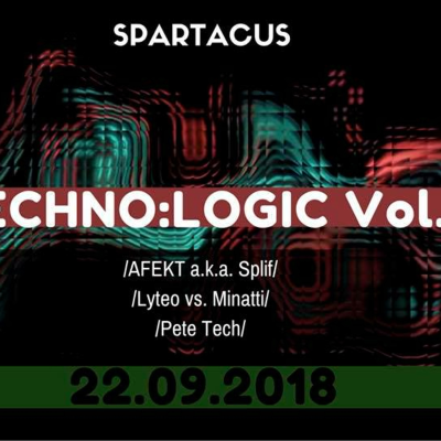 episode Live @ TECHNO:Logic vol 4 (22-09-2018, Spartacus, Murska Sobota - Slovenia) artwork