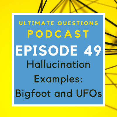 episode 049 UQ - Hallucination Examples Bigfoot and UFOs artwork