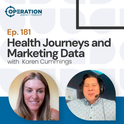 episode 181 OAF: Health Journeys and Marketing Data with Karen Cummings artwork