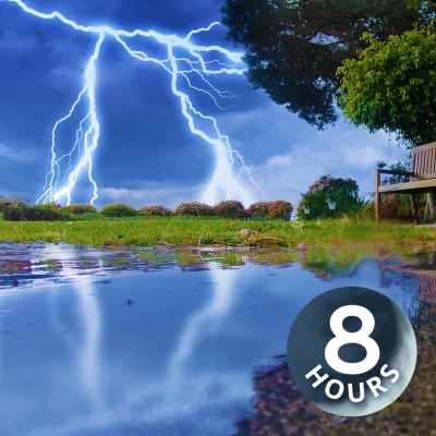 episode Thunderstorm Sounds for Sleeping I with Steady Rain White Noise 8 Hours artwork