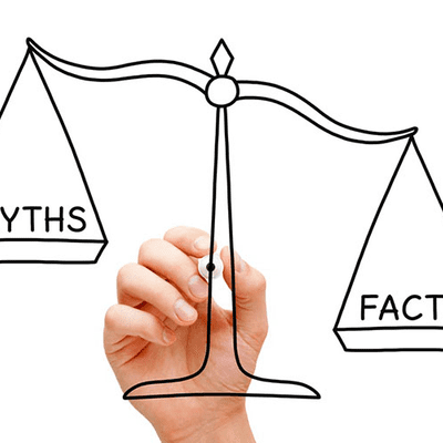 episode Dispel Myths with starting a business artwork