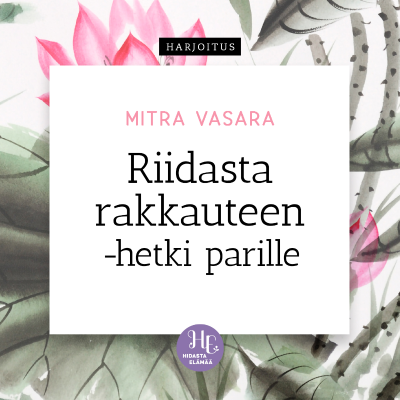 Kansikuva näyttelystä Riidasta rakkauteen -hetki parille