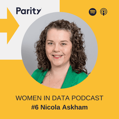 episode Parity Podcasts - Women in Data - Nicola Askham artwork