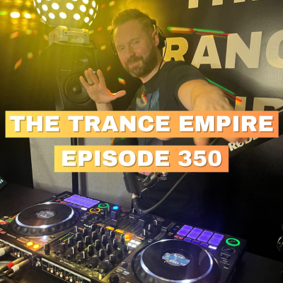 episode THE TRANCE EMPIRE episode 350 with Rodman artwork