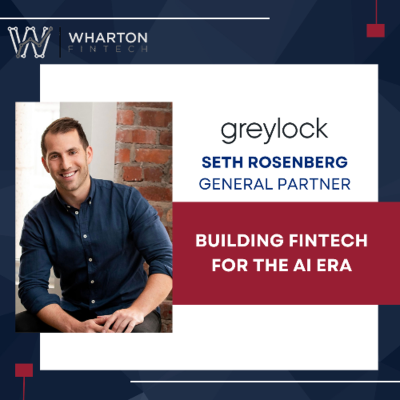 episode Seth Rosenberg, General Partner at Greylock - Building Fintech for the AI Era artwork