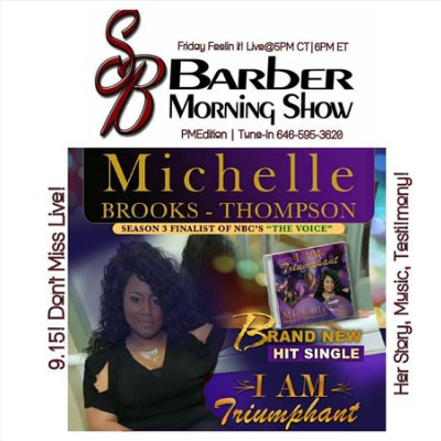 episode #FridayFeelinit MICHELLE Brooks-Thompson - NBC The Voice 3rd Season Finalist! artwork