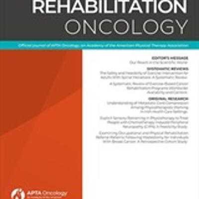 Rehabilitation Oncology - Rehabilitation Oncology Journal Podcast