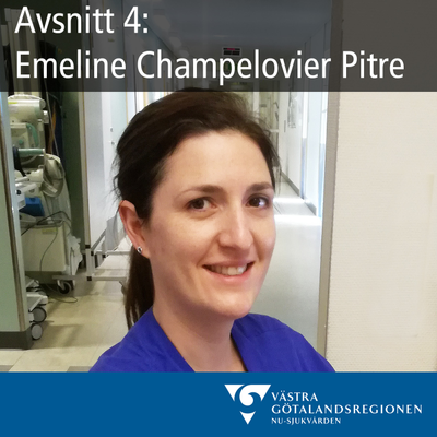 episode Avsnitt 4: Emeline Champelovier Pitre - flyttade från Frankrike för att jobba i svensk sjukvård artwork