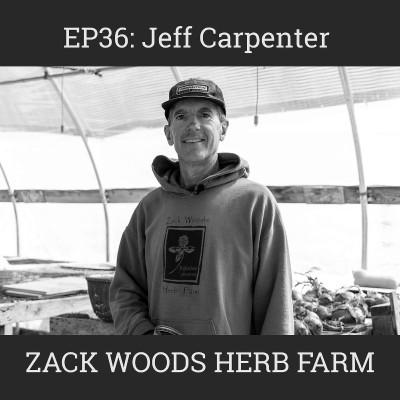 episode Growing, Drying and Selling Medicinal Herbs with Jeff Carpenter of Zack Woods Herb Farm: EP36 artwork