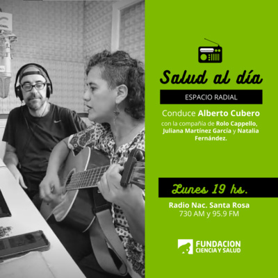 episode #T2-E23 Salud al día 06/12/2021 - Anteúltimo programa del año! Nos visitó Romina Moyano, música y profesional de la neurorrehabilitación artwork