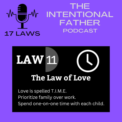 episode The Law of Love: Love is spelled T.I.M.E. with guest Geoff Eckart artwork