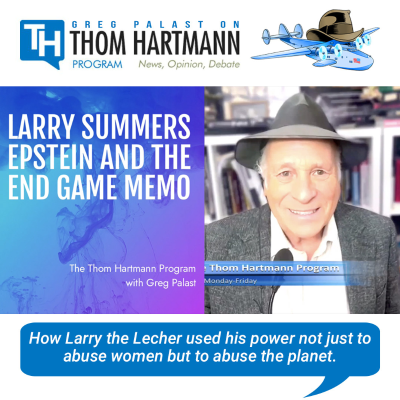 episode The sins of Summers go way beyond Epstein, his victims number in the millions artwork