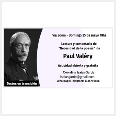episode #46 Isaías Garde - Lectura y comentario de "Necesidad de la poesía" de Paul Valéry artwork