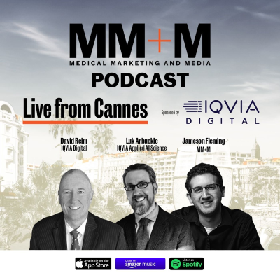 episode Navigating AI’s promise and pitfalls in DTC advertising, a podcast sponsored by IQVIA Digital artwork