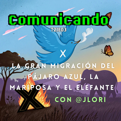 episode La Gran Migración del pájaro azul, la mariposa y el elefante artwork