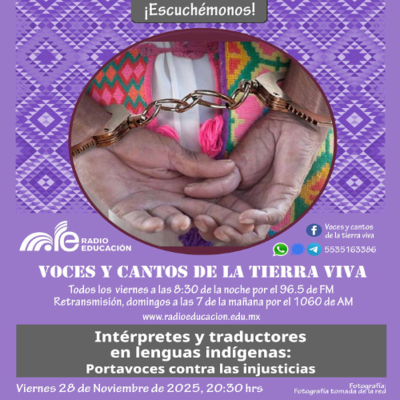 episode Intérpretes y traductores en lenguas Indígenas: portavoces contra las injusticias artwork