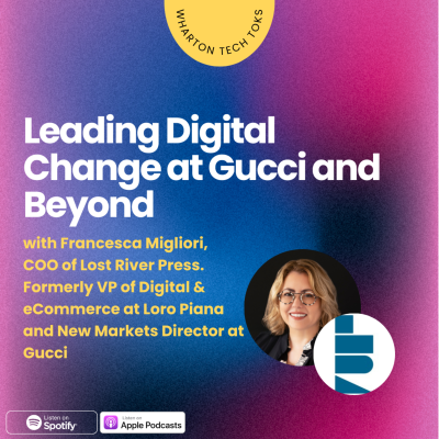 episode Leading Digital Change at Gucci and Beyond: A Conversation with Francesca Migliori artwork