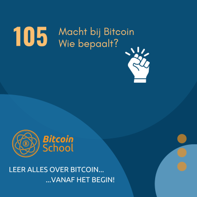 episode Les 105 - Macht bij Bitcoin - Welke invloed hebben grote spelers? artwork