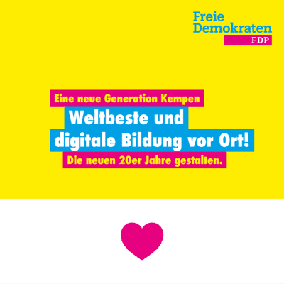 episode Eine neue Generation Kempen - Wahlprogramm der FDP (Weltbeste & digitale Bildung vor Ort) artwork