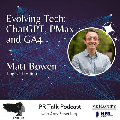 episode How Marketers Can Use Evolving Tech like ChatGPT, PMax and GA4 with Matt Bowen artwork