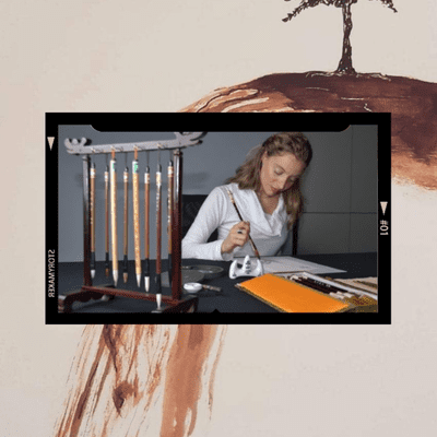 episode Subió a Noveno A Alejandra Alesso artista plástica dedicada a la pintura china artwork