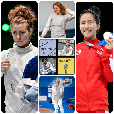 episode “We are part of an historic Olympics"...the Women’s Foil Dream Team competing in the Tokyo 'Pandemic' Olympic Games artwork