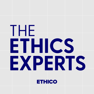 Kansikuva näyttelystä The Ethics Experts
