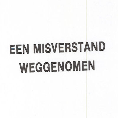 episode Een misverstand weggenomen artwork