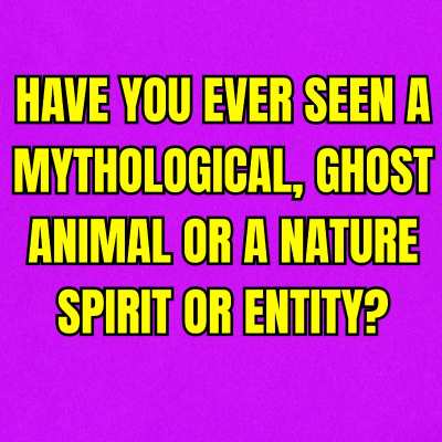 episode Have you ever seen a mythological, ghost animal or a nature spirit or entity? artwork