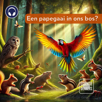 episode Een papegaai? Hier? In ons bos? artwork